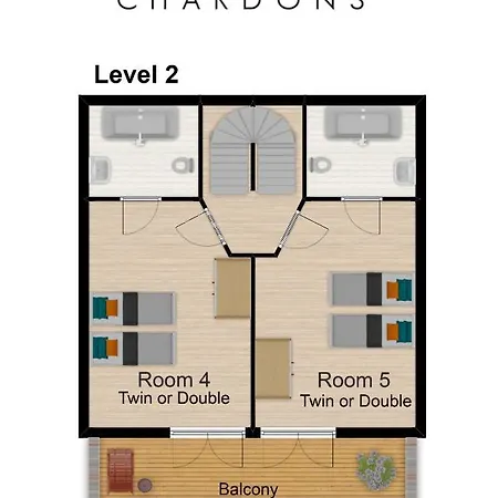 بيت خشبي Belvedere By Chardons تينْيِ